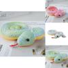 Realistic Tie-dye Snake Plush Toy Soft Pp Cotton Filling Party Decoration