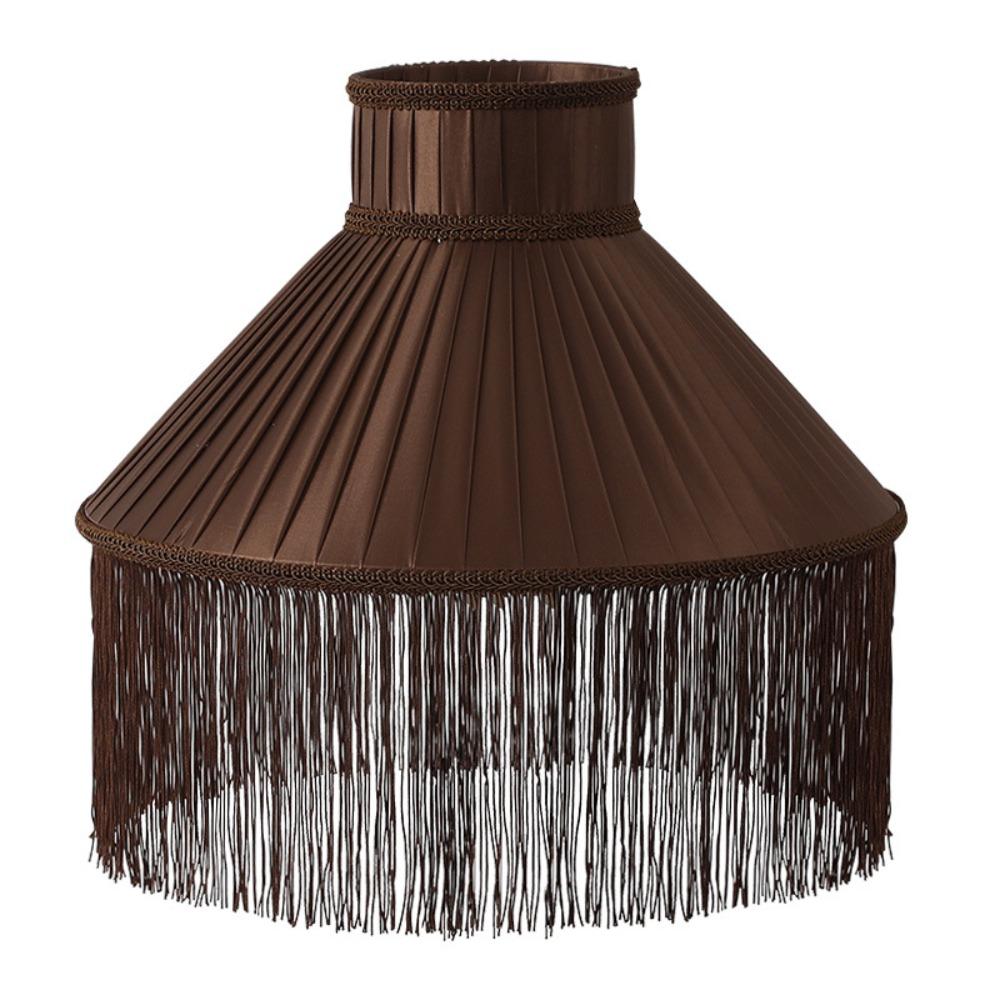 20CM 25CM 30CM Tassels E27 Lampshade European-style Retro Lampshade Fabric Lampshade Table Lamp