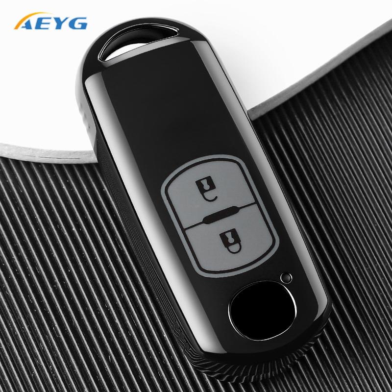 Tpu Auto Smart Key Fob Cover Case Housing Remote Fit For Mazda 2 3 6 Atenza Axela Demio Cx-5 Cx5 Cx-3 Cx3 Cx7 Cx-7 Cx-9 Cx9 Mx5 Auto Accessories