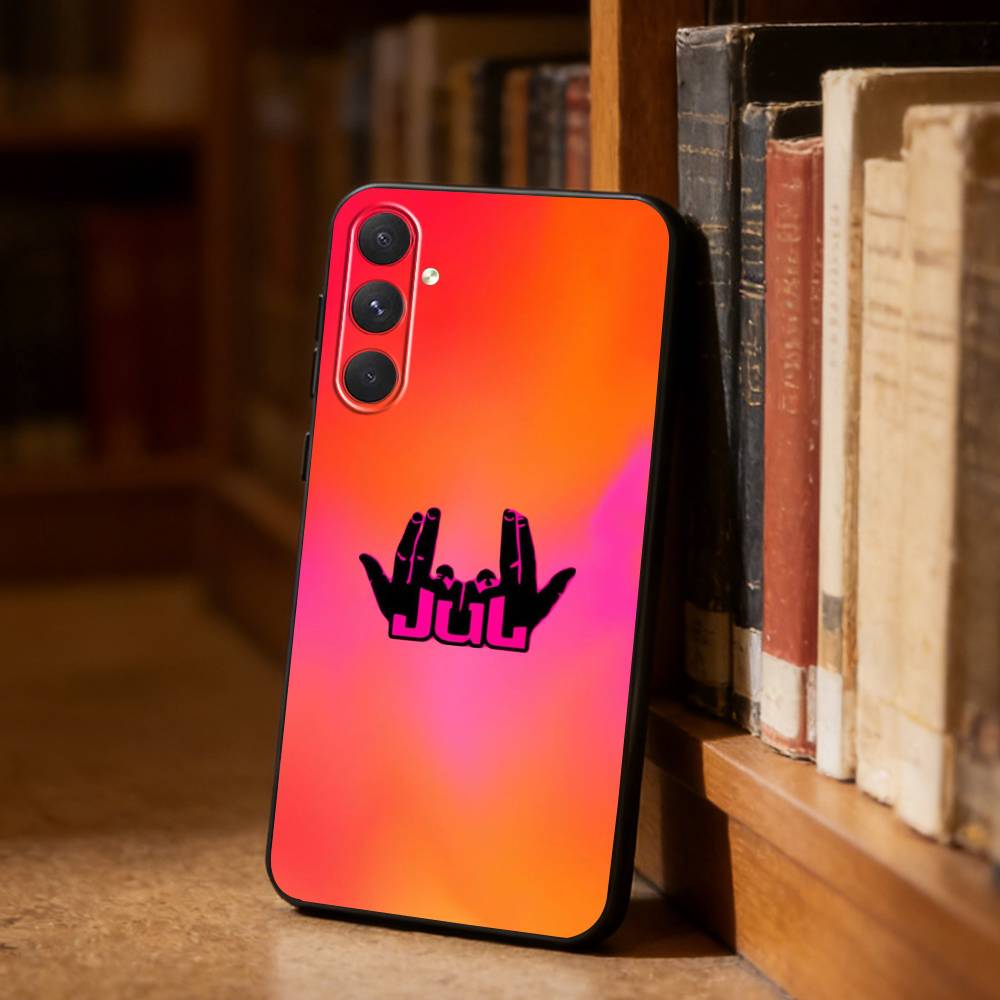 H-Hots Juls Rapper Logo Phone Case For Samsung S26,S25,S24,S23,S22,S21,Plus,Fe,Lite,Others Black Cover