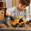 Toy Excavator Set for Kids, 6 Pack Realistic Construction Trucks Playset
