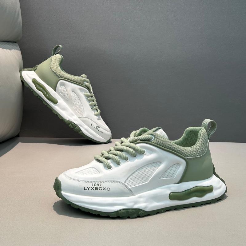 Spring New Cloth Surface Breathable and Wear-resistant Daily Classic Casual Shoes Lightweight Lace-up Bc