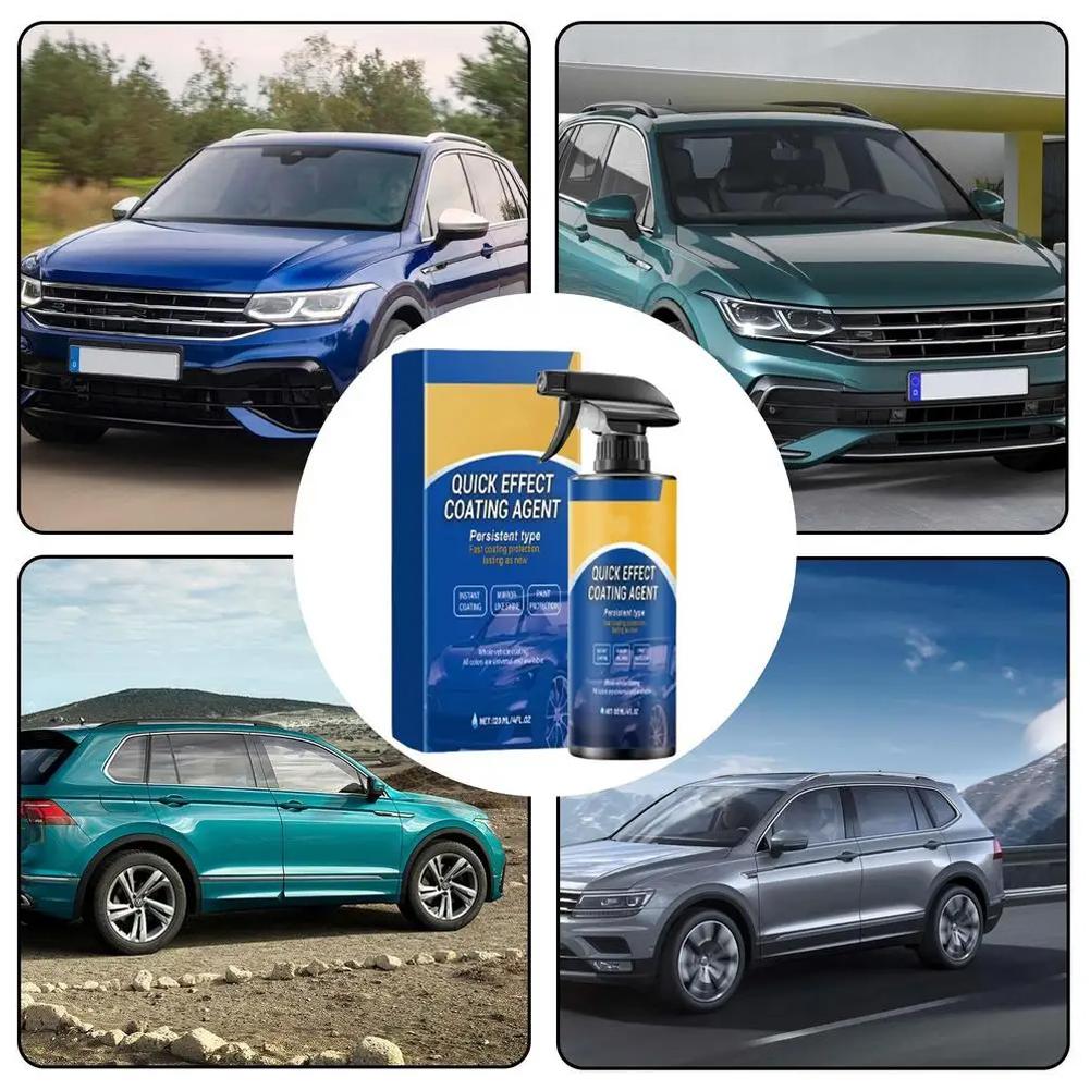 Car Coating Spray Multi-Functional Coating Renewal Agent 120ml Coating Agent Spray High Protection Quick Car Scratch Remover