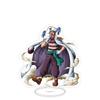 Stand Acrilico Grande Ornamenti Cartone Animato Pirata Luffy Sauron Espositore da Tavolo Spettacolo di Fumetti Vendita All'Ingrosso Consegna