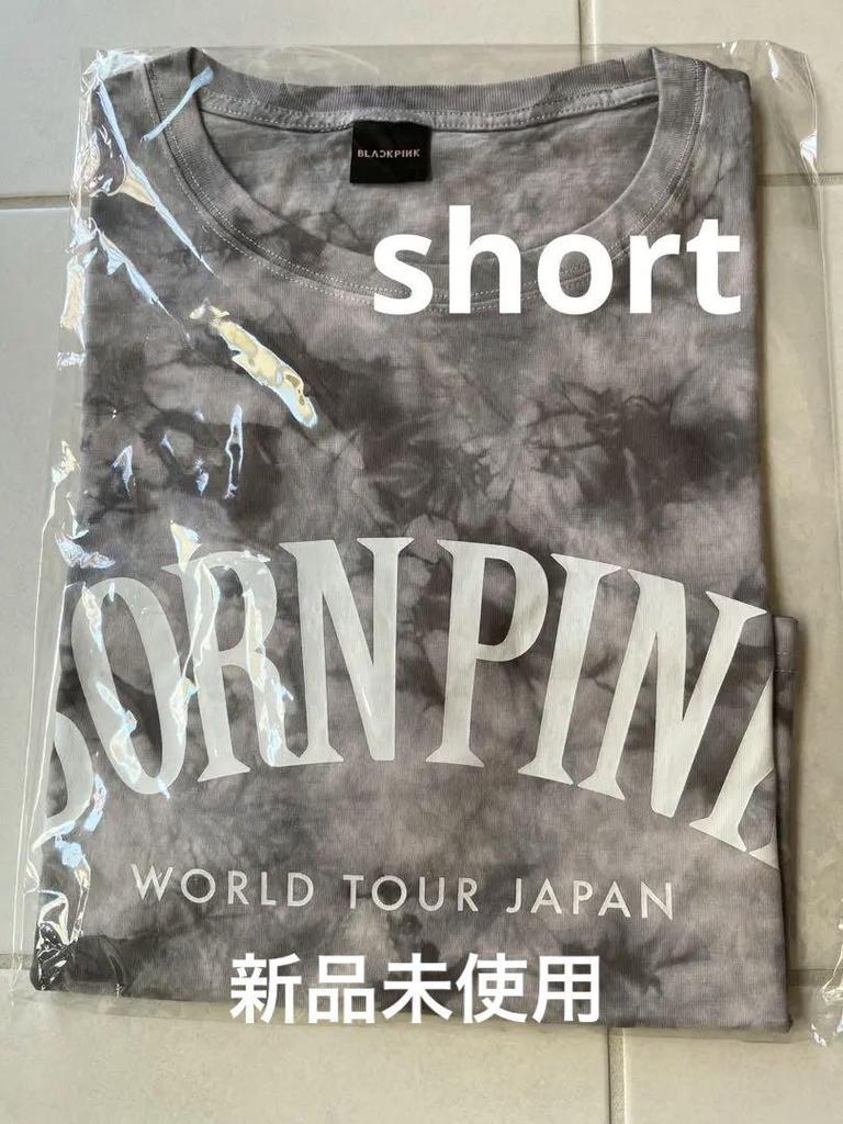 [USED] Price reduced blackpink BORNPINK gray short T-shirt