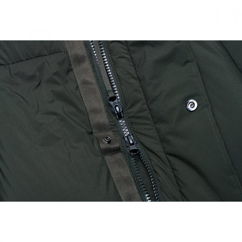 Black Yak Unisex Casual Long Bench Goose Down Jacket 1bypaw4902
