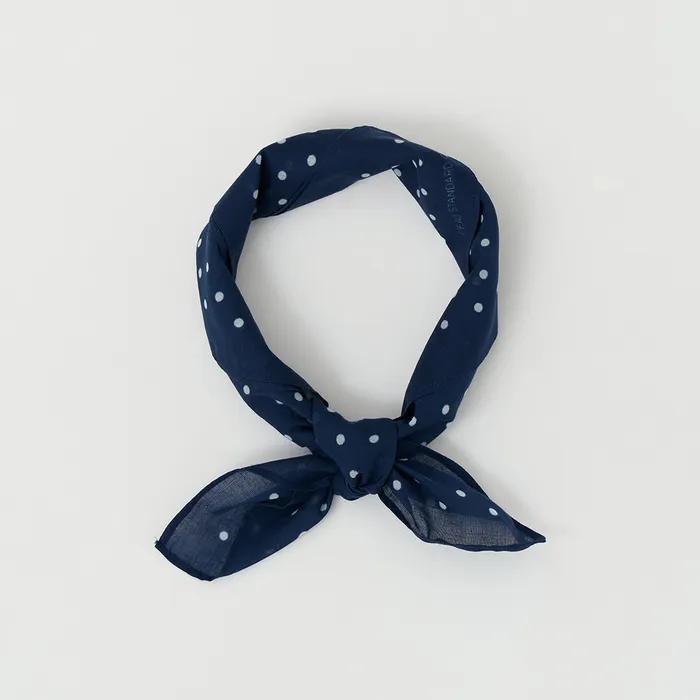 Leau dot bandana_navy