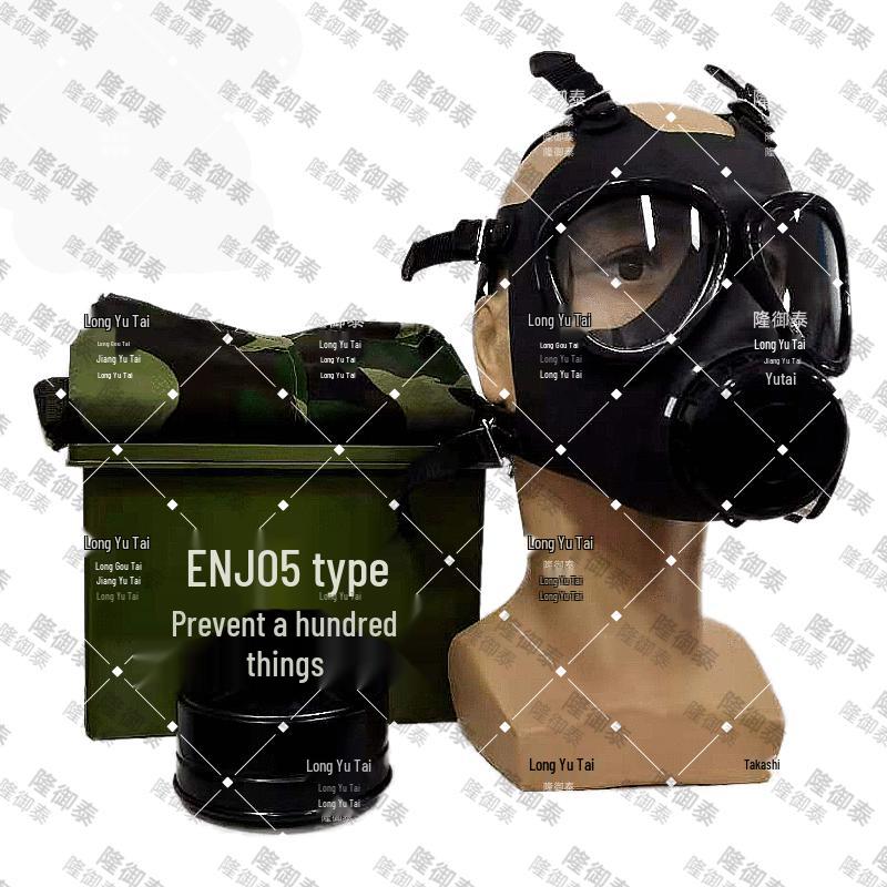 FNJ05 Full-Face Gas Mask with Filter - 4-Piece Emergency Training Set