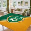 Ireland Rugby Design Crystal Velvet Rug Soft Decorative Mat for Bedroom Entrance