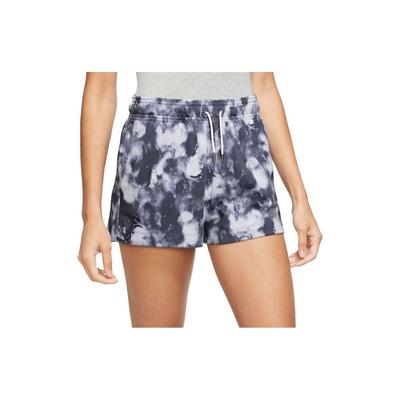 Logo Embroidered Tie-Dye Printed Sports Shorts Women Shorts Black DV7923-015