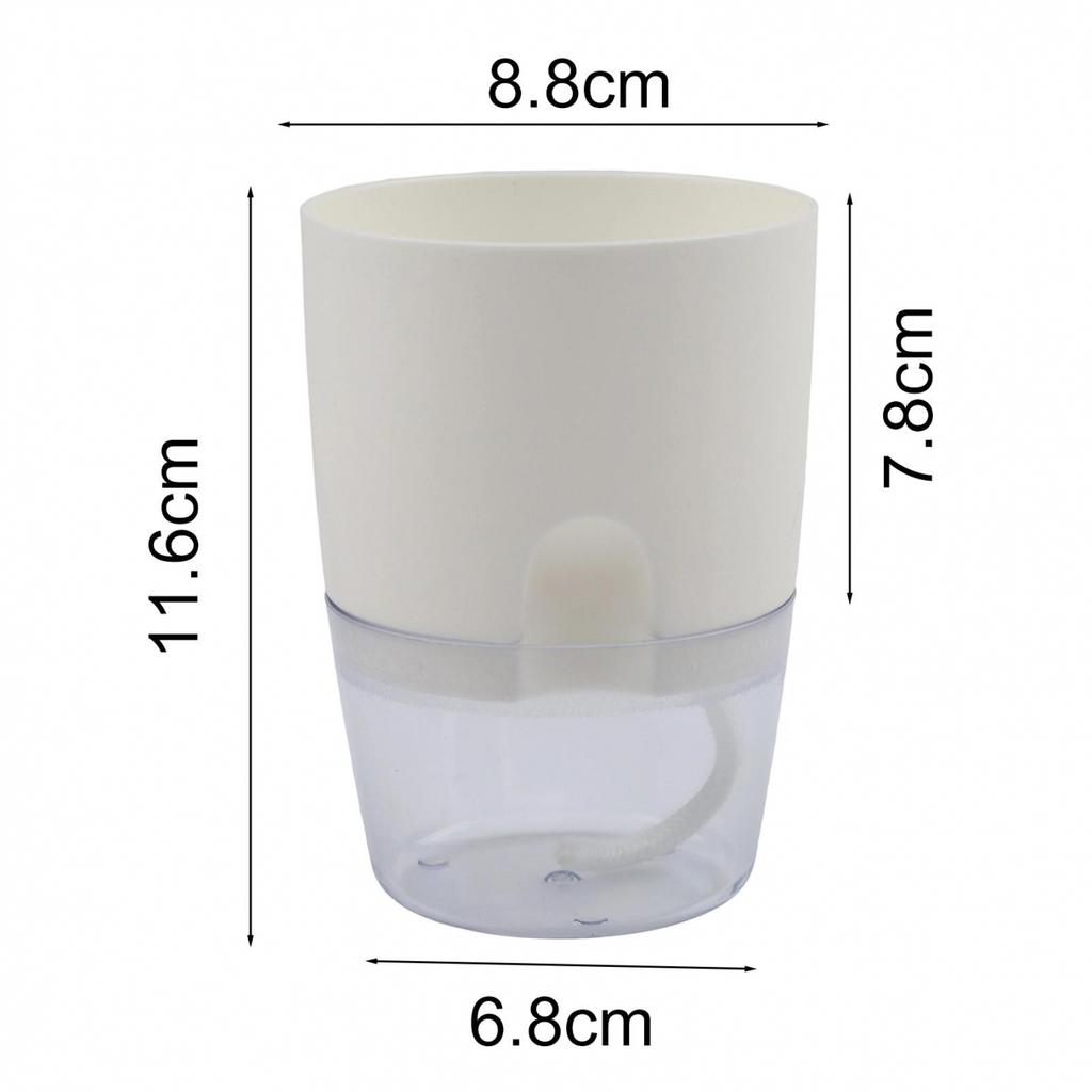 Plant Pot 8.8cm X 6.8cm X 11.6cm Plant Pot Self Watering