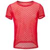 Men's Short Sleeve See-Through Mesh Slim Fit Diamond Net Top B-01
