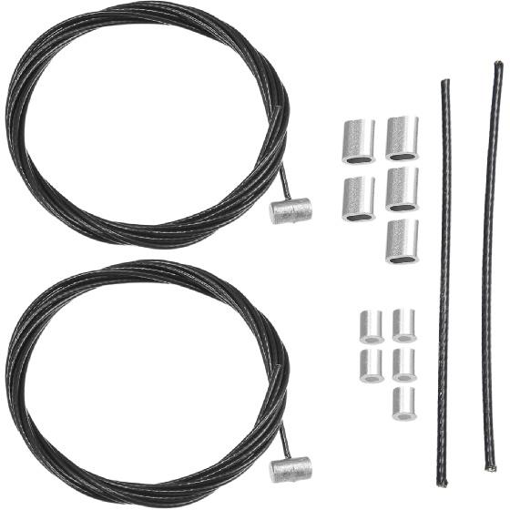 

72673-SHJ-A21 / Inner/Sliding Door Cable for Honda Odyssey 2005-2010 / Durable/Rubber / 2 Set/Black