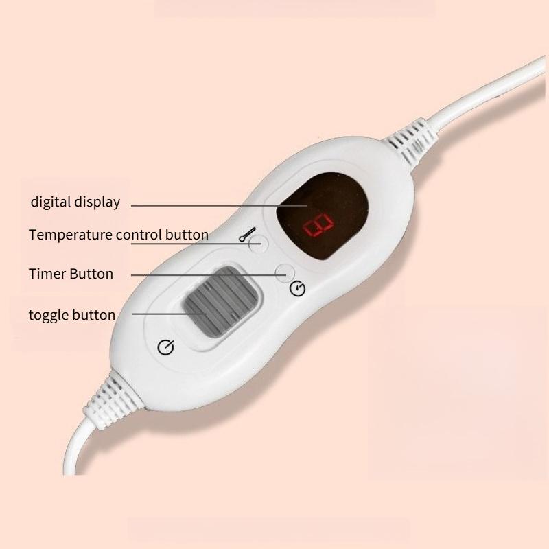 Body Warm Electric Flannel Mattress Electric Blanket Intelligent Switch Thicken Security Heating Pad Thermostat Blankets 150x125cm Keep Warm Shawl