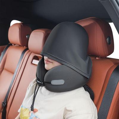Car Headrest Pillow Soft U Shaped Neck Pillow Ergonomic Cushion Pad Sleep Aid Tool Shading Headrest for Sitting Nap Bed Road