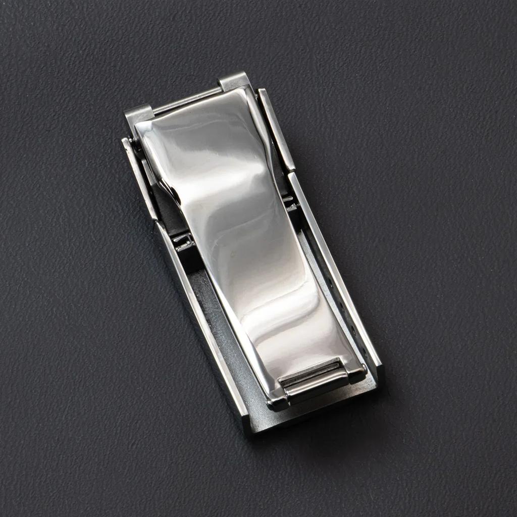 Neue Edelstahlschließe für Rolex DAYTONA SUBMARINER GMT Feinverstellung Gleitverschluss für Gummi-Uhrenarmband Schnalle Zubehör