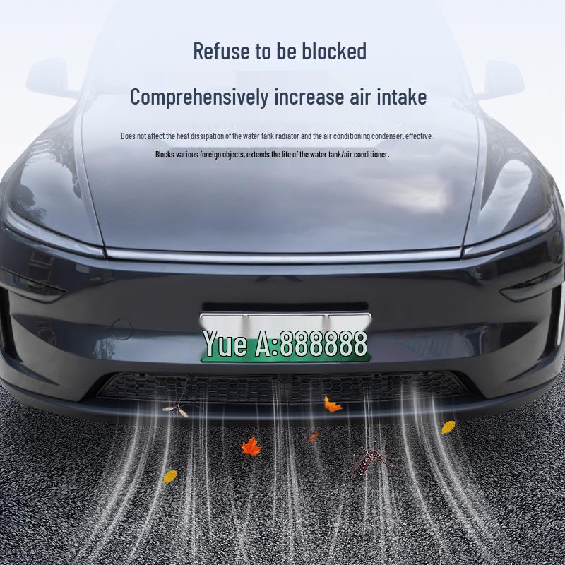 Tesla Model Y & 3 Insect Screen & Water Deflector with Quick Release Button