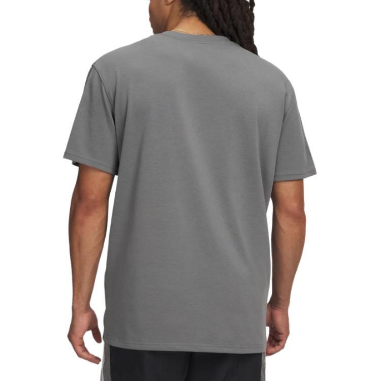Under Armour Training Running Fitness Lightweight Breathable Solid Color Loose Short Sleeve T-Shirt Men tops 6009779-709