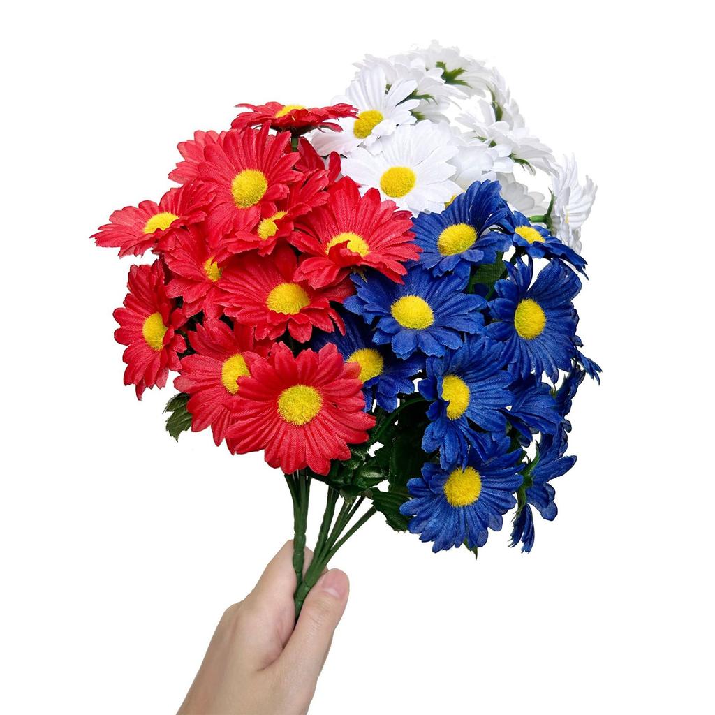 1 Bundles Artificial Flowers Outdoor Flowers , UV Resistant Shrubs For Hanging Garden Porch Window Box