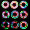 Crystal Luminous LED Light Fidget Spinner Hand Top Spinners Glow In Dark EDC Stress Relief Toys Kids Adult Anti Stress Fidget Toys