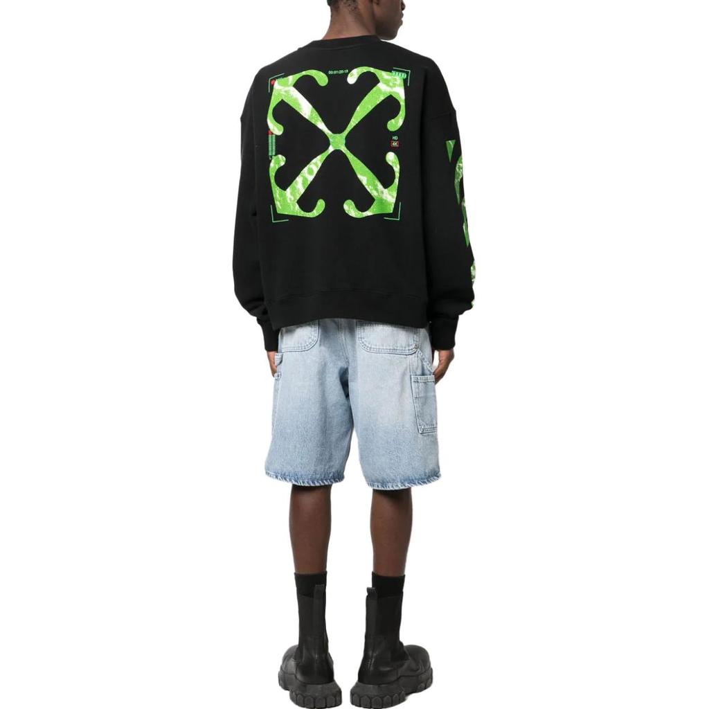 OFF WHITE Sweatshirt Men's Black OMBA054F23FLE0081050