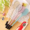 10pcs Creative Tennis Racquet Styles Gel Pens Badminton Racket Ballpoint Pen 0.38mm Black Kawaii Stationery Office School Suppli