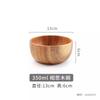 Home Wooden Bowl Japanese Acacia Wooden Salad Bowl Large Kneading Bowl Wooden Tableware