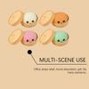 Cartoon Animal Dumpling Anti Stress Ball Squishy Fidget Toy Soft Flour Ball Bun Vent Sensory Release Squeeze Toys For Kids Gifts