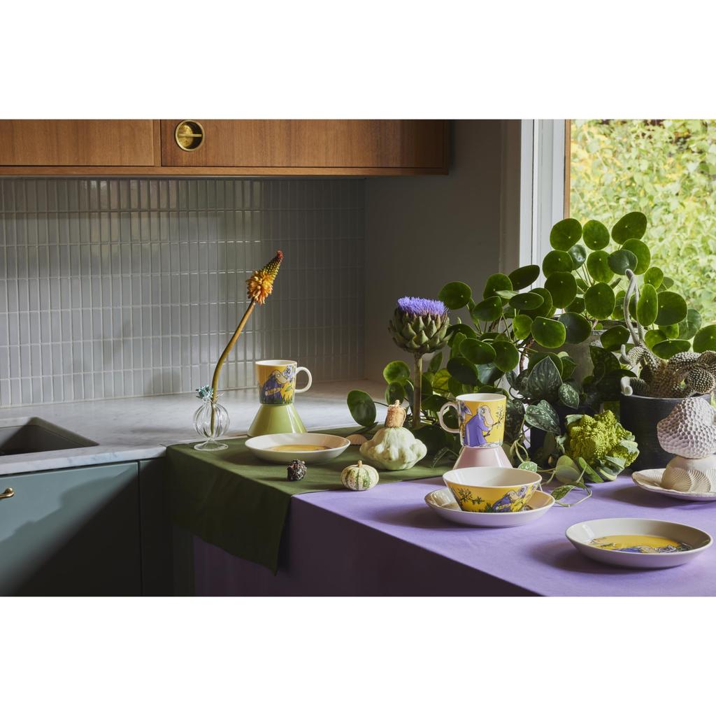 Moomin by ARABIA Classic Hemulen Moomin 1066916 [Officially Imported] Plate, 19cm, Yellow, Tableware, Arabia,