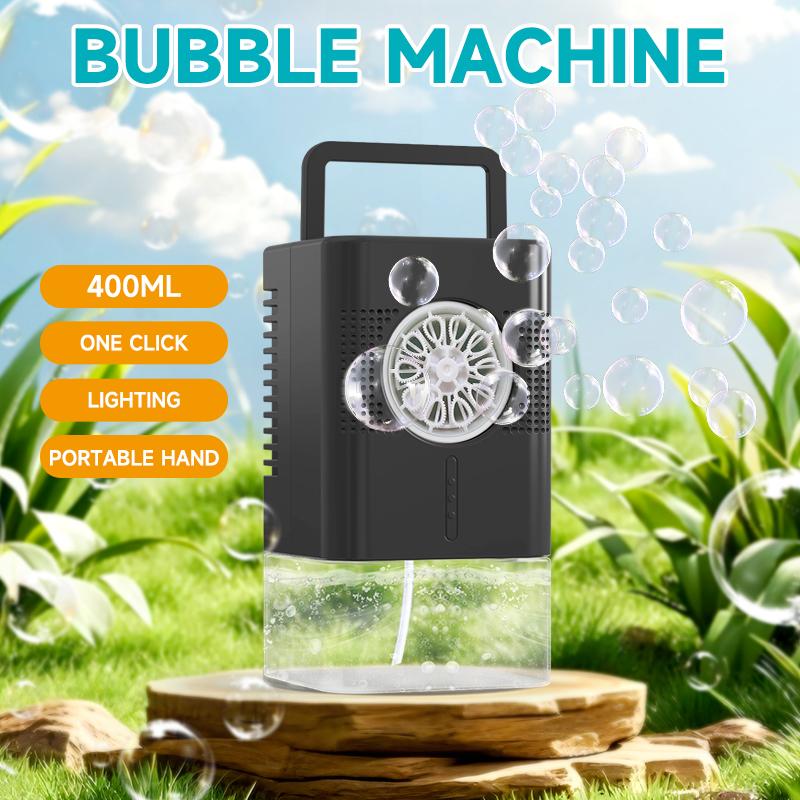 Bubble machine Handheld square  toy children s girl boy toy outdoor battery without bubble water game чёрный