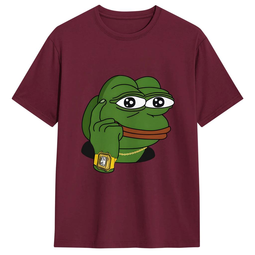 Pepe The Frog Tshirt For Unisex Awesome 100 Cotton Tee Shirt O Neck Short Sleeve T Shirts Summer Clothing