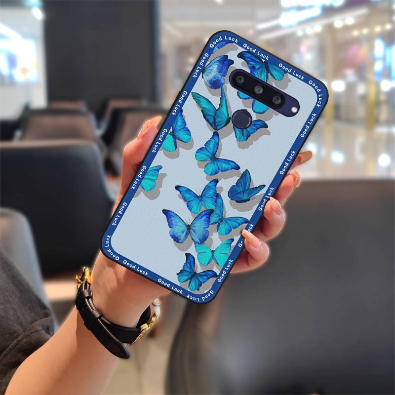 Waterproof Anti-dust Phone Case For LG V40 Back Cover Cute Shockproof Cover Full Wrap Protective Cartoon Durable TPU