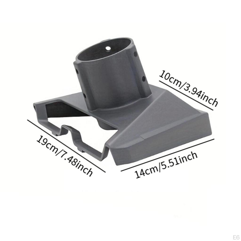 Satellite Pipe Adapter Mounting Aluminum Alloy Windproof Signal Bracket Roof Mount Kit
