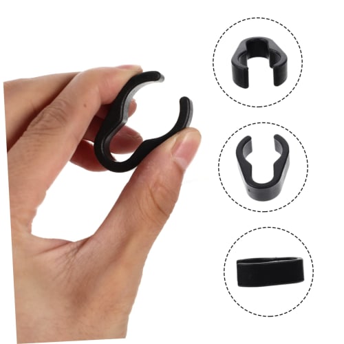 Gadpiparty 20pcs Microphone Cable Holder Clips for Microphones, Flexible and Durable