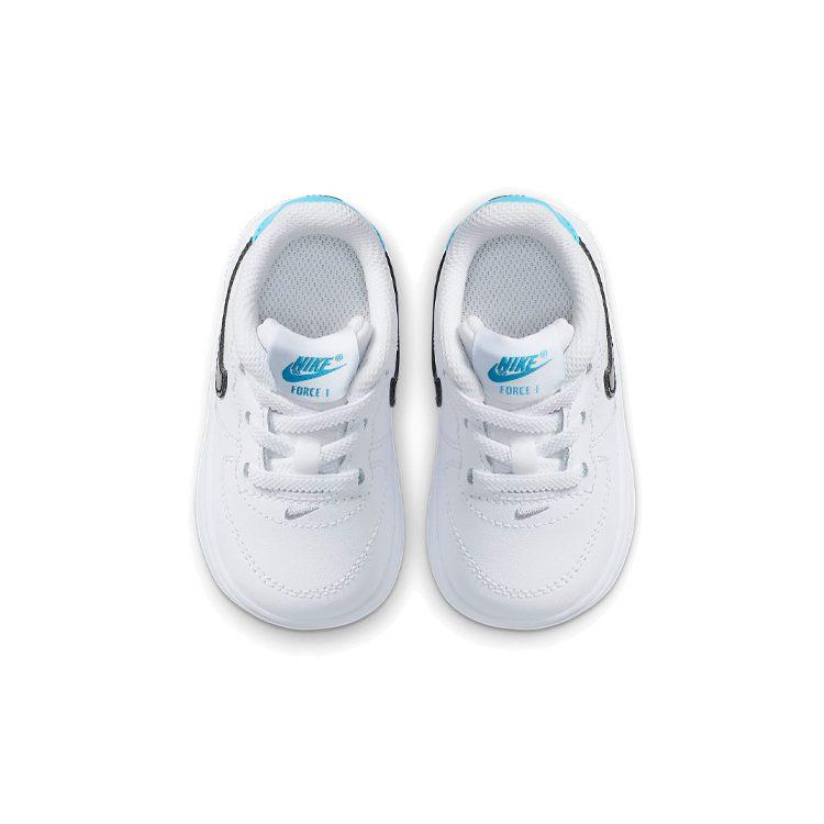 Nike Air Force 1 18 Scarpe da Skateboard Basse Bianco Blu Neonato e Bambino Piccolo 905220-105