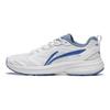 Li Ning Slip Resistant Abrasion Resistant Low top Running Shoes Women's White Dark Blue ARXT014-1