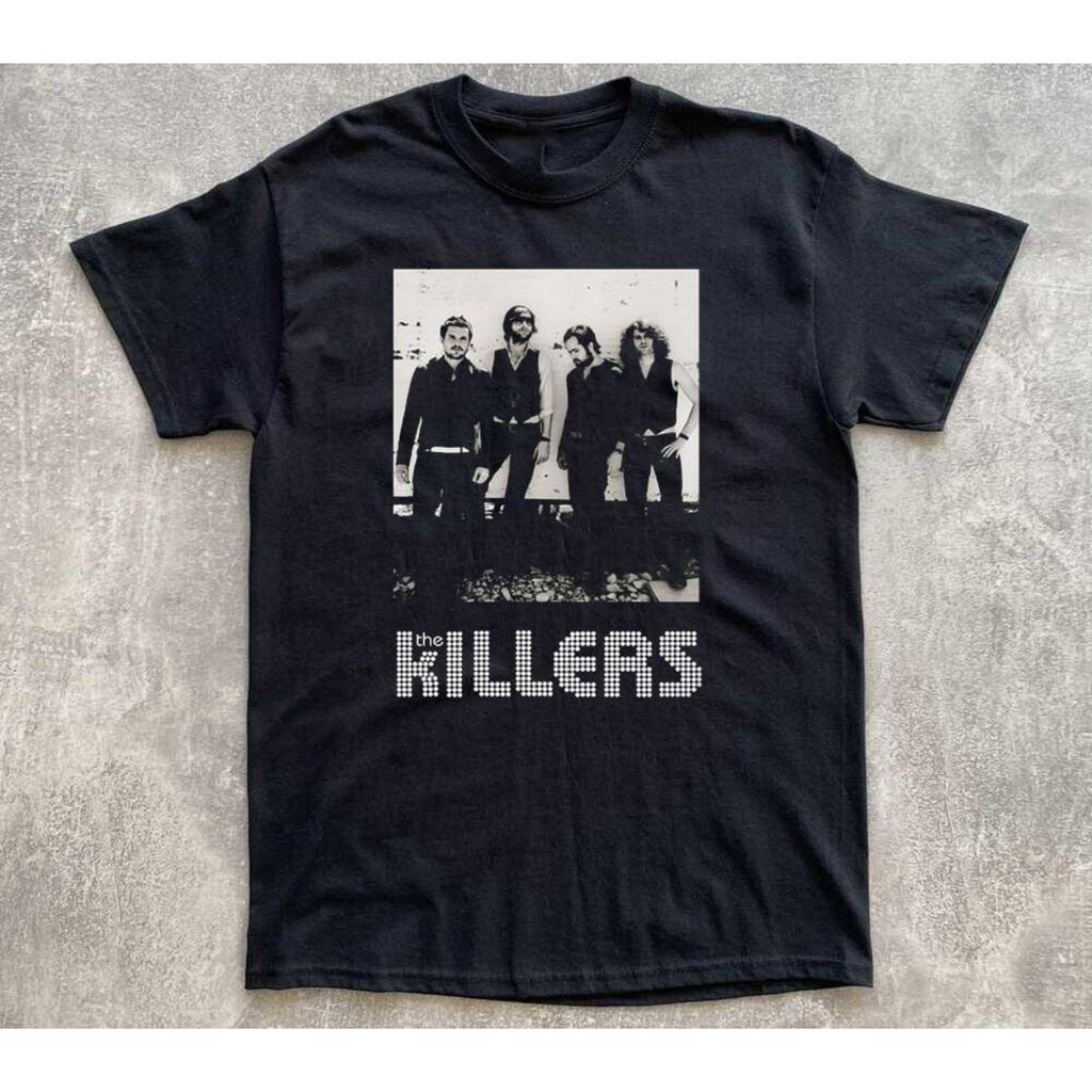 NEW Hot!! The Killers Band Black Cotton All Size S-5XL T-shirt DS69 Unisex T-Shirt