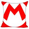 Game Super Funny Mario Printed Pillowcase Cushion Cover Sofa Car Bed Sofa Decor