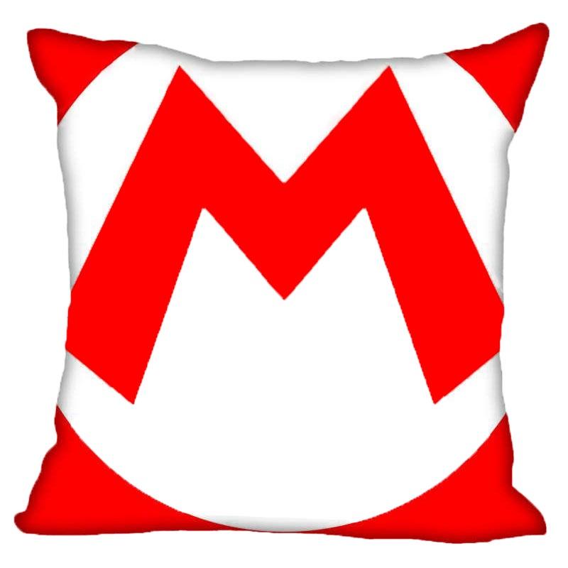 Game Super Funny Mario Printed Pillowcase Cushion Cover Sofa Car Bed Sofa Decor