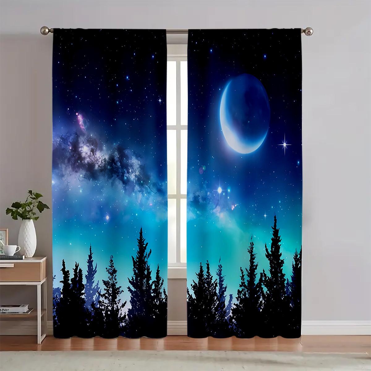 

Комплект из 2 штук 3D-печатных светофильтрующих термоштор для спальни и гостиной с шумоподавлением и кулиской для карниза 41.3x90.5in, 2 Panels