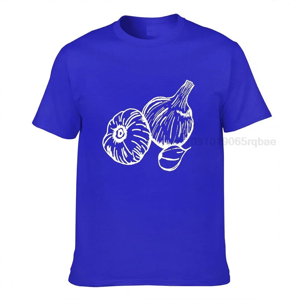 Garlic Tshirt Garden Shirt Screen Printed T Shirt Clothing Gift Foodie Gift Cotton Casual Unisex T Shirt Unisexs Tee Shirts Tops