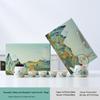 AKIRO A Thousand Miles Rivers and Mountains Ceramic Travel Tea Set