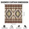 Aztec Tribal Shower Curtain - Anti-Mold, Waterproof Bathroom Decor, Unique Gift, Stylish Design, Durable