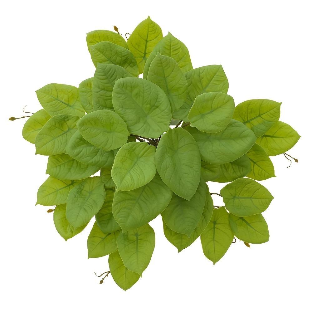 

Vibrant Colors Faux Greenery 42 Leaves Lifelike Simulated Green Plants Realistic Handmade Artificial Flowers Indoor Outdoor Use