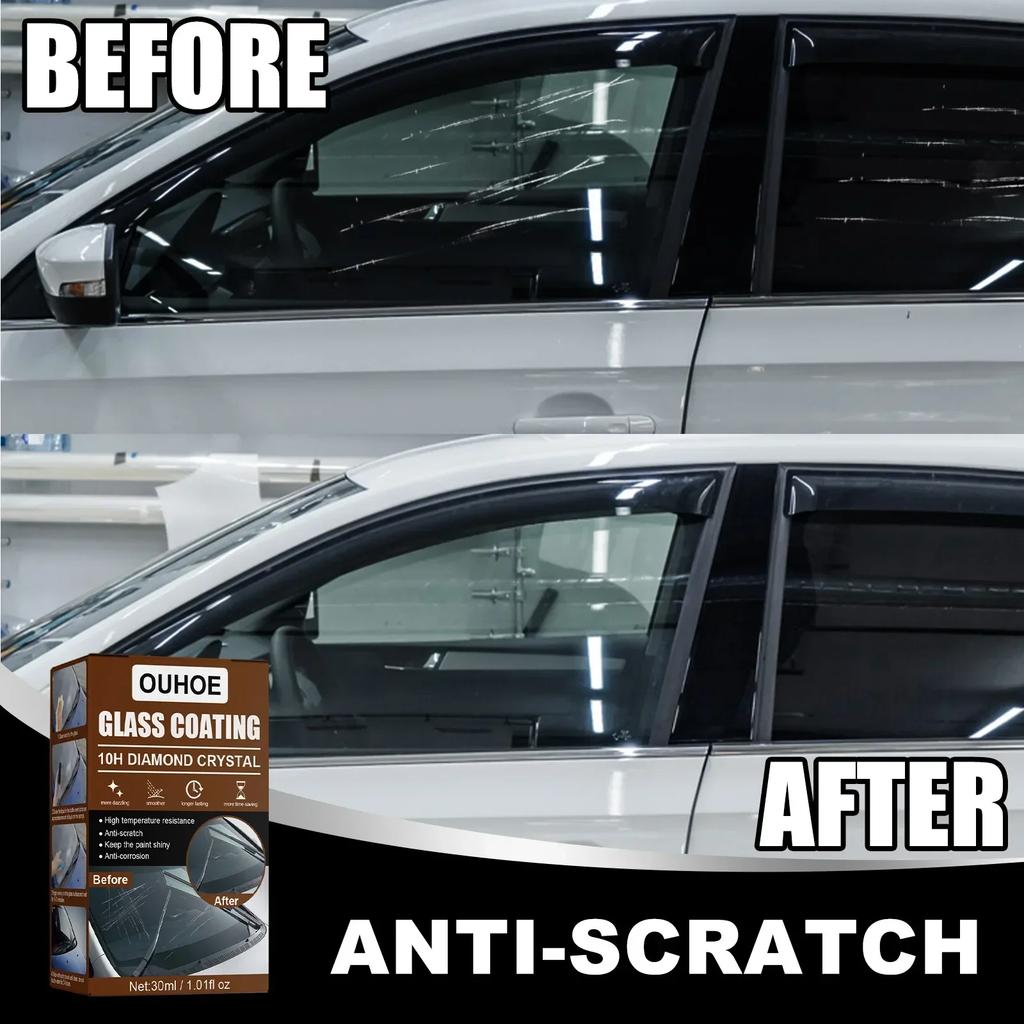10H Car Glass Coating Ceramic Coating Liquid Anti-scratch Hydrophobic Car Polish Kit High Protection Car Shield Coating