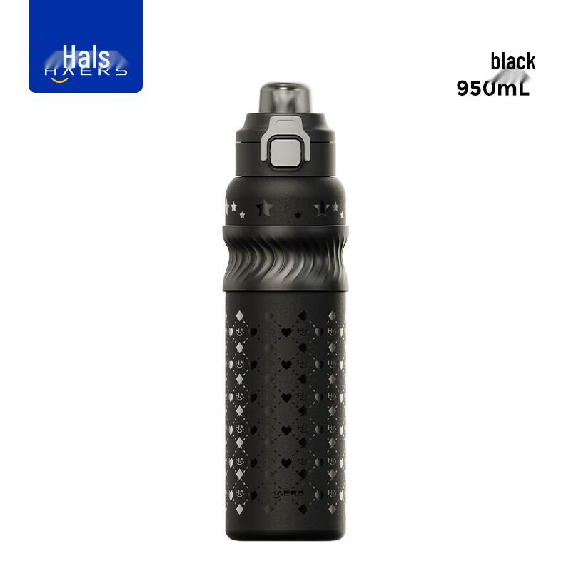 HAERS Dual-Drink Sports Water Bottle