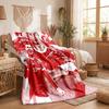Cristiano Ronaldo Print Flannel Blanket Soft Warm Sofa Bed Throw Blanket For Home Office Bedroom
