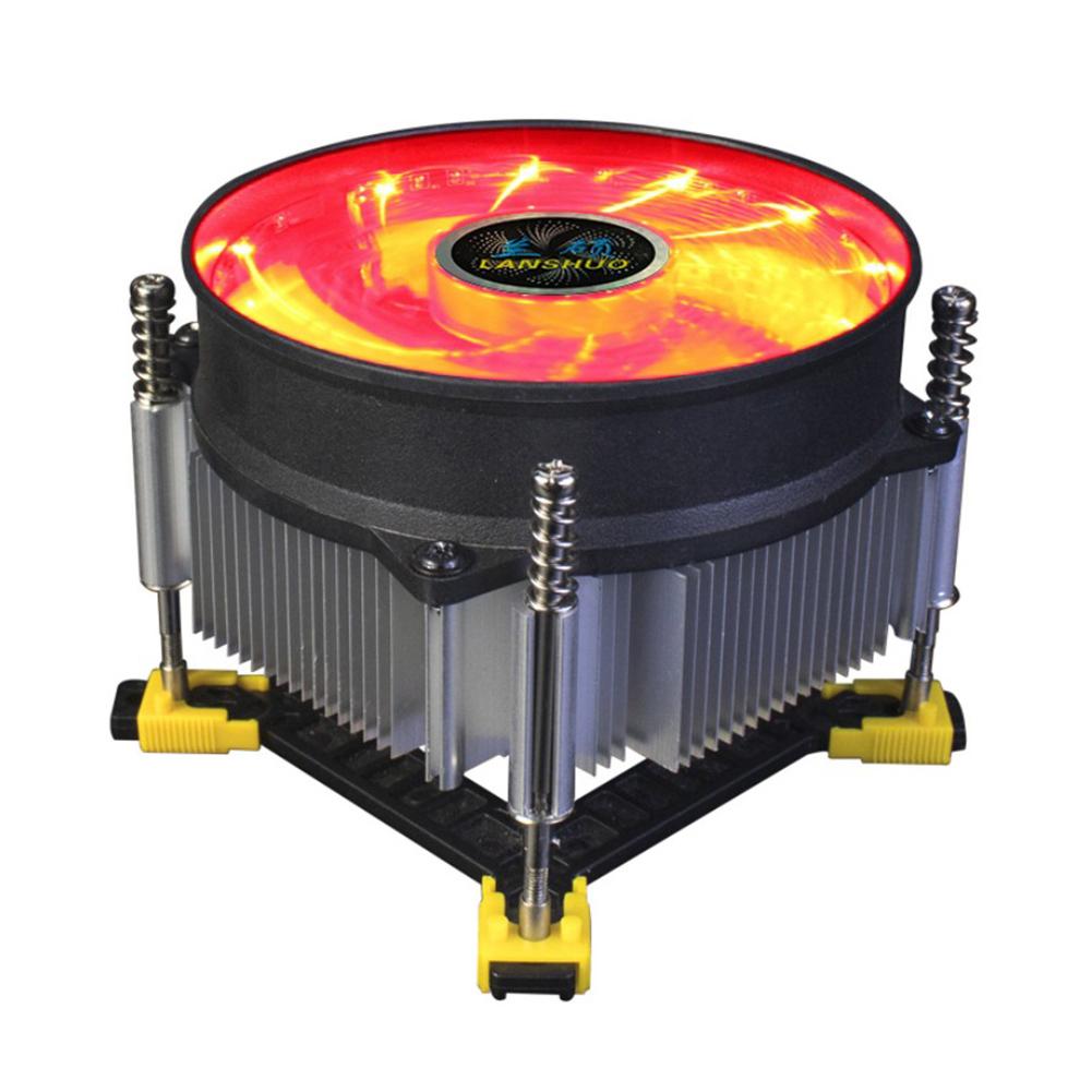 LANSHUO 9cm 4 Pini Ventilator Răcire CPU PC Silențios PWM Radiator Heatsink pentru Intel LGA