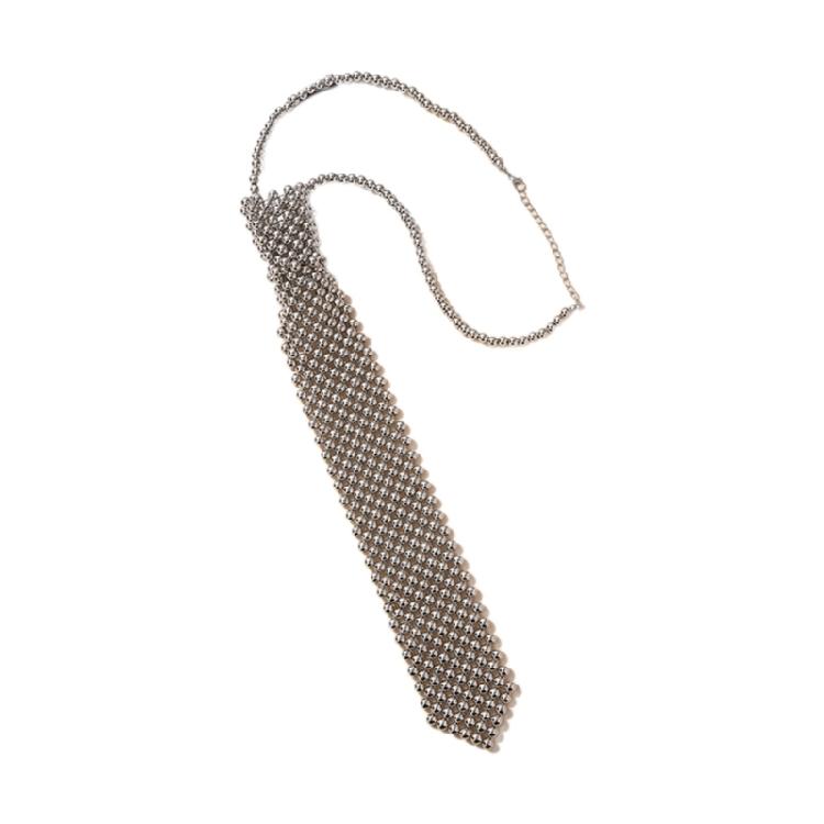 

Trend Pearl Necktie Suitable for Meetings/Social Gatherings Woman Pearl Necktie срібний