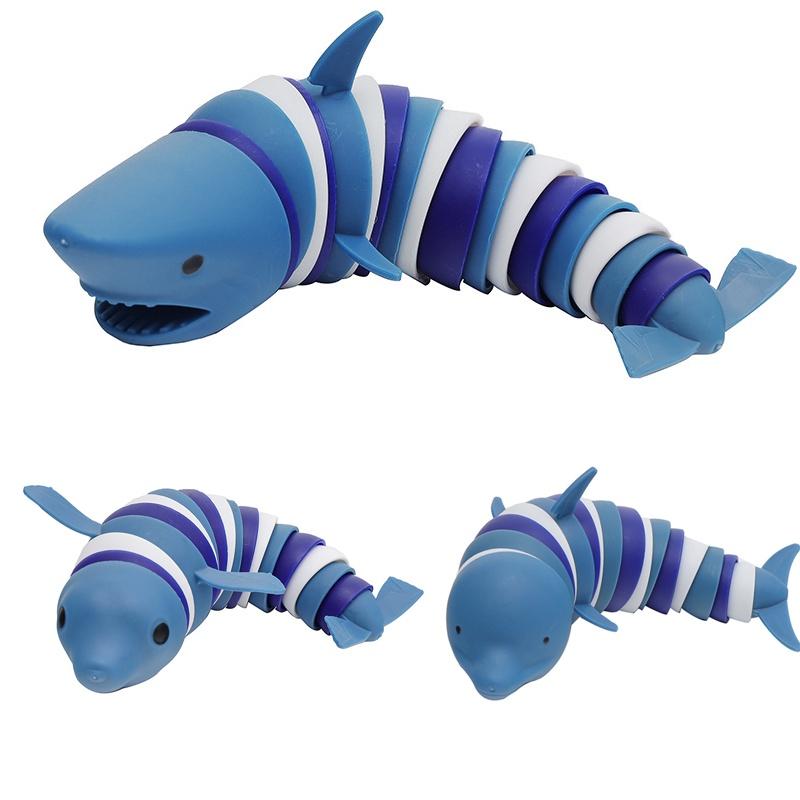 3d Marine Shark And Dolphin Stretch Sensory Stress Toy For Anxiety Relief